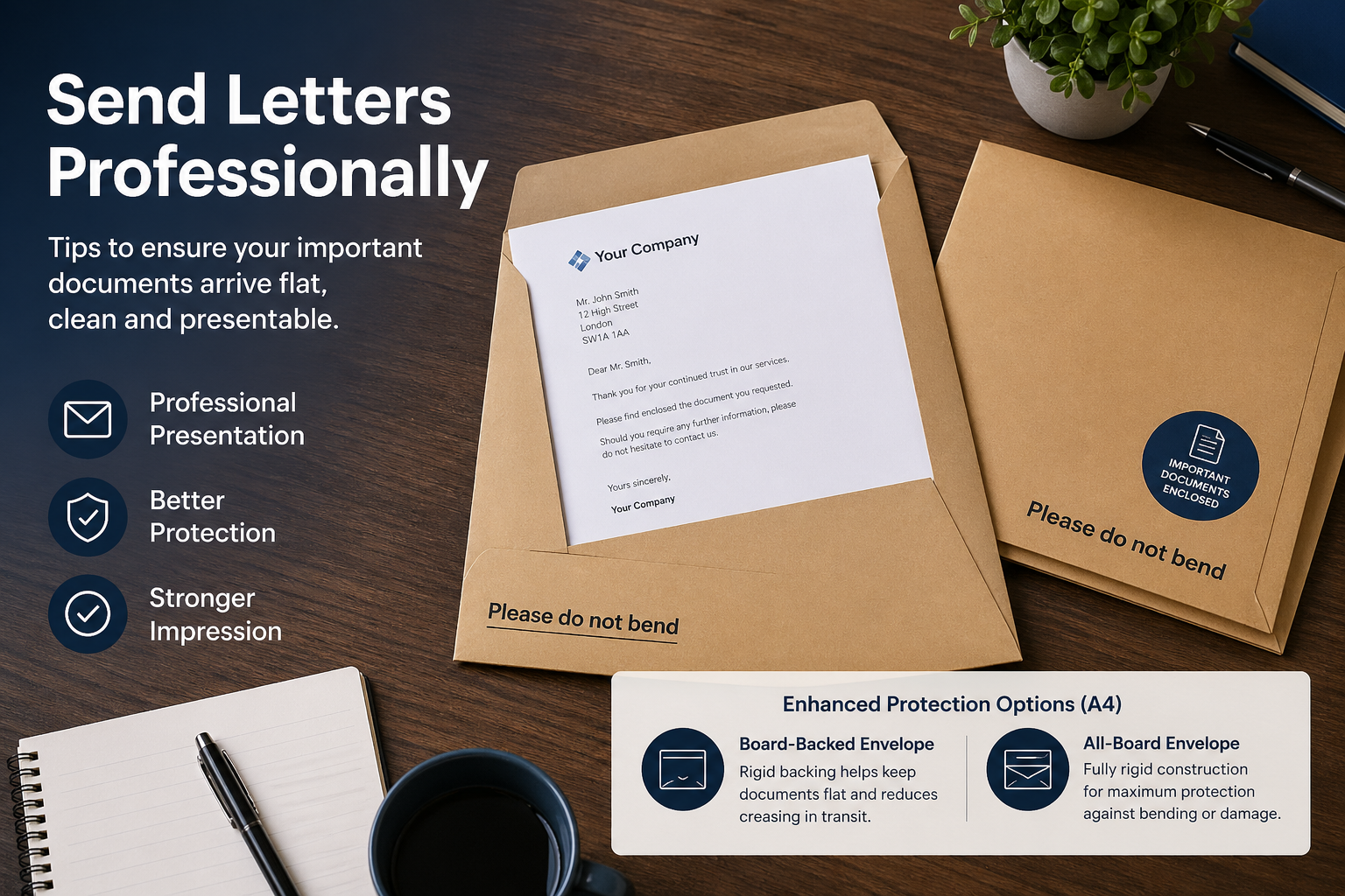 How to Send Letters Professionally (And Ensure They Arrive in Perfect Condition)